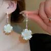 Pendientes Dulces de Pétalos de Flor Acrílicos, Estilo Festivo, Modernos, Versátiles, Elegantes, Pendientes de Gama Alta para Mujer