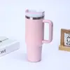 Taza de coche personalizada más vendida de 40 oz, taza aislada de acero inoxidable 304, taza de hielo portátil para exteriores de gran capacidad