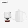 Filtro de Café para Preparo Manual Dobrável Guo Aço Inoxidável Filtro Camada Dupla Utensílio para Coar Filtro de Chá