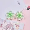 Flores de Cerezo Transparentes de Colores Accesorios de Resina DIY Pegamento de Crema Funda para Teléfono Móvil Joyería para Pasador Parche para Vehículo Eléctrico