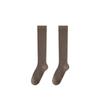 Calcetines Largos Negros para Mujer, Estilo Japonés para Primavera y Otoño, Algodón Puro de Tubo Alto Hasta la Rodilla, Calcetines JK de Moda con Media Presión Adelgazantes