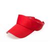 Gorra de Trabajo Logotipo Impreso Personalizado Gorra Vacía Gorra de Voluntario Gorra Parasol Sin Parte Superior Gorra Publicitaria Gorra de Tenis