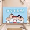 Tapete de Entrada de Bucle de Alambre Tapete de Puerta de Entrada Tapete de Entrada de Puerta Lindo Dibujo Animado Crayon Shin-Chan Hogar Cortable