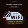 Placa de Wi-Fi Grátis Placa de Rede Sem Fio Placa WIFI Adesivo de Parede Placa de Sinalização de Acesso à Internet Sem Fio