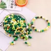 Cuentas Redondas de Color Sólido de 8 mm y 10 mm, Cuentas Sueltas de Resina, Cuentas de Navidad, Pulsera Hecha a Mano de Bricolaje, Separadores con Cuentas, Joyería