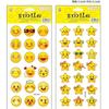 Calcomanías EMOJI de Expresión de Cara Sonriente Linda de Dibujos Animados para DIY Diario Cuaderno Álbum de Fotos Estéreo Calcomanías de Recompensa para Niños