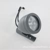 Foco LED corrugado para exteriores, lámpara de suelo a prueba de lluvia, reflector redondo, iluminación de edificios, foco pequeño para árboles.