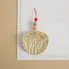Colgante para puerta con forma de hoja de espadaña tejida de bambú para el Festival del Bote del Dragón, colgante para puerta de interior, decoración de puerta con forma de bolsita, colgante para manija de puerta