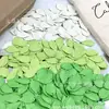 Accesorios de Joyería DIY de Hoja de Aleación Pintada para Hacer Pendientes, Collares, Pulseras y Colgantes
