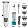 Nueva Cortapelos para Hombre para Salón de Peluquería, Cortapelos Eléctrico para Uso Doméstico para Calvicie y Diseño, Pantalla Digital, Recargable y Larga Duración de Batería