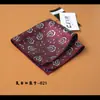 Moda vintage caju pequena flor toalha de bolso terno direto da fábrica toalha de bolso poliéster pequeno quadrado multi-cor opcional