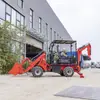 Exportado a Alemania: Máquina Pequeña Agrícola de Doble Propósito, Excavadora Cargadora de Construcción, Máquina Todo en Uno para Excavación y Carga de Mantenimiento de Carreteras