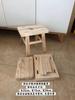 Banco Pequeño de Ensamblaje Machihembrado Hecho a Mano Tarea Escuela Secundaria Tecnología General Materiales Didácticos Taburete Pequeño DIY Materiales Didácticos al por Mayor Vela Excelente