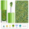 Serie de láser transfronterizo gel polvo fino estrella de cinco puntas lentejuelas mixtas gel alto brillo maquillaje maquillaje cuerpo sombra de ojos