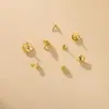 Plata de Ley S925 Tachuela Redonda Perla de Agujero Completo Jade Parche de Sellado DIY Junta de Cristal Tapa de Flor Accesorios de Cuentas Sueltas