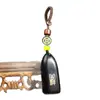 Colgante para Llave de Coche de Palo de Rosa, Amuleto de Paz y Buena Suerte, Llavero Personalizado Hecho a Mano para Hombres y Mujeres, Adorno Colgante Vintage