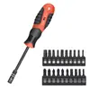 Destornillador Multifuncional 11 en 1 Juego de Destornilladores Magnéticos Destornillador Pequeño Destornillador de Matraca Puntas Torx