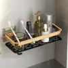 Estante de almacenamiento de aluminio sin perforaciones para inodoro, trípode para inodoro, estante de almacenamiento para baño, estante de esquina para inodoro montado en la pared