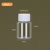 Botellas Transparentes de Boca Ancha de 30ml y 50ml en Stock para Venta al por Mayor, Botellas de Plástico PET, Botellas Pequeñas de Plástico para Medicina de Grado Alimenticio, Botellas de Plástico con Dispensador