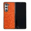 Nova capa de celular dobrável estilo Chanel em couro texturizado para Samsung Z Folder 5, tendência Z folder 4/3