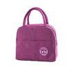 Bolsa isotérmica al por mayor de fábrica impermeable fresca papel de aluminio bolsa para lonchera trabajo Portátil estudiante de Primaria bolsa para el almuerzo bolsa de hielo para viaje
