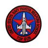 TOP GUN Top Gun Patch de Velcro Bordado Emblema Conjunto Completo Braçadeira Adesivo de Tecido Emblema Tático de Moral
