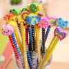Lápis de desenho animado para crianças com pontas de borracha, lápis para prática de escrita no jardim de infância, canetas de escrita fofas para alunos do ensino fundamental, uso diário para estudantes