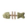 Juguete para Gato Hueso de Pescado Palo Masticable de Madera con Catnip Pescado Realista Masticable Duradero Auto-Entretenimiento Alivio del Aburrimiento Palo Teaser para Gato