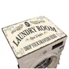 Cubierta de Tela Absorbente Antideslizante para Lavadora de Tambor Temu Amazon Estilo Americano Mesita de Noche Horno de Microondas
