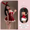 Lindo Cosplay de Chica Conejito Atuendo de Performance para Discoteca Dulce Conjunto de Vestido Qqny Disfraz Navideño Falda Corta