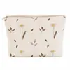 Bolsa de Maquillaje de Tulipán Estilo Ins Pequeña Floral Estilo Suave Gran Capacidad Bolsa de Almacenamiento de Cosméticos de Viaje Personalización Transfronteriza