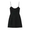 Vestido Corto de Tirantes Casual de Moda Popular Europeo y Americano Transfronterizo Aliexpress Tricolor