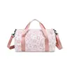 Bolsa de Viagem Curta Nova Estampada 2025 Bolsa Portátil para Lazer Esportes Fitness Bolsa de Yoga Bolsa de Bagagem Leve Feminina
