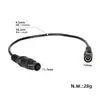 Cable Adaptador DC2.1 a Núcleo Redondo Pequeño Mi Grande 5Max 4 ProPlu GT3 ZT3 Adaptador de Carga para Scooter