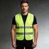 Coletes refletivos para canteiros de obras, projetos de construção chineses, roupas refletivas de segurança, impressão de logotipo personalizado, uniformes de trabalho