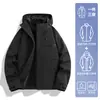 Chaqueta Woodpecker para Hombre y Mujer Otoño Exterior Tres en Uno Cortavientos e Impermeable Traje de Montañismo para Pareja Chaqueta con Capucha