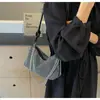 Bolso de Hombro Brillante con Diamantes de Comercio Exterior 2026 Modelo Nuevo Bolso Cruzado de Gran Capacidad para Mujer, Bolso Cuadrado Pequeño, Elegante y Versátil, Bolso de Lujo Ligero para Mujer