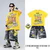 Roupas da moda infantil para dança de rua estilo hip-hop roupas hip-hop legais e estilosas para meninos e meninas para apresentações de rua infantil