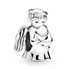 Plata Agujero Grande Muñeco de Nieve Cuentas de Santa Claus Reno Agujero Grande Cuentas DIY Niños Niñas Pulsera de Cuentas Accesorios