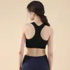 Confortável, respirável, sem costura, versátil, à prova de choque, com suporte, sem aro, elástico, para fitness, corrida, yoga, roupa íntima esportiva para mulheres