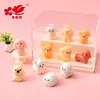 Accesorios de Resina de Familia de Perros Mini Simulada Muñeco de Cachorro Lindo Decoración de Escritorio DIY Casa de Muñecas Animales Pequeños