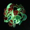 Novo Patch Luminoso de PVC Cola Macia Ímã de Geladeira Luminoso Capa de Celular Decoração Fluorescente de Desenho Animado Acessórios DIY Planos