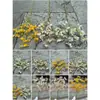 Gipsofila Branca Simulada Fabricante de Comércio Exterior Flor Gipsofila Estilo Pastoral Casamento Arco de Mão Decoração Flor Artificial Atacado