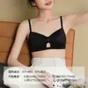 Sutiã de Renda Francesa com Bojo Triângulo para Mulheres Fino Push-up Seios Pequenos Lingerie Sexy Liquidação Fora de Época