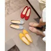 Zapatos planos de piel de oveja suave para mujer con 4 cm de aumento interno de altura, corte bajo, adecuados para faldas, con un lazo estilo Chanel, slip-on