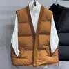 Elegante Jaqueta Colete Preta com Decote V para Mulheres, Moda Coreana, Estilosa, Rejuvenescedora, Colete Retrô, Casaco de Algodão Puffer