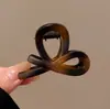 Pinza para el pelo medio recogida, Pinza para el pelo de alta gama 2025 nueva para mujer, Pinza de tiburón acrílica en la parte posterior de la cabeza, Tocado de pinza mediana