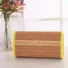 Almohada de bambú de verano con un núcleo hueco de bambú tejido para soportar la columna cervical y promover el sueño; una almohada fresca y transpirable para adultos, adecuada para un solo uso en casa