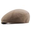Boina de Lana Pura Tejida en Punto de Costilla Cálida de Invierno Gorra Casual para Hombre Estilo Europeo y Americano Gorra Avanzada Más Vendida en Amazon