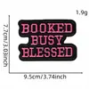 Pegatinas de Tela Bordadas con Texto en Inglés de Colores Caricaturescos Transfronterizas Parches Decorativos Personalizados Sellos Bordados Parche Adhesivo Termofusible Listo para Enviar
